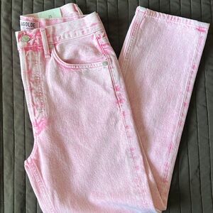Agolde Pink Jeans